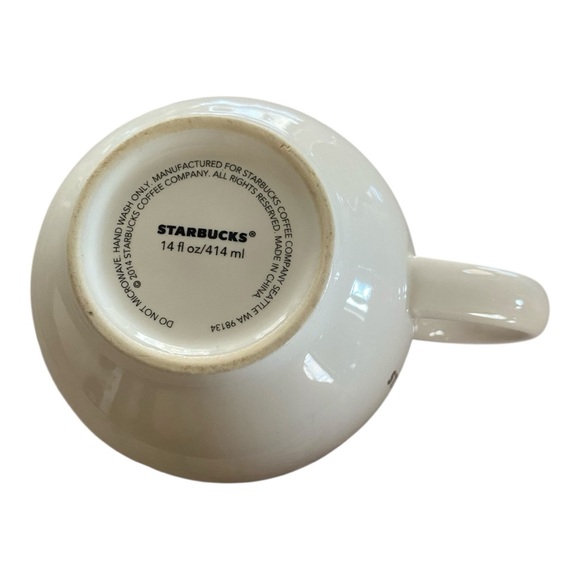 Starbucks White Mug and pioneer woman floral mug bundle - Picture 6 of 11